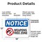 Signmission Weapon Free Zone OSHA Notice Sign, Plastic, 18in W x 12in L, 2PK OS-2PACK-NS-P-1218-L-16888 - alternate 7